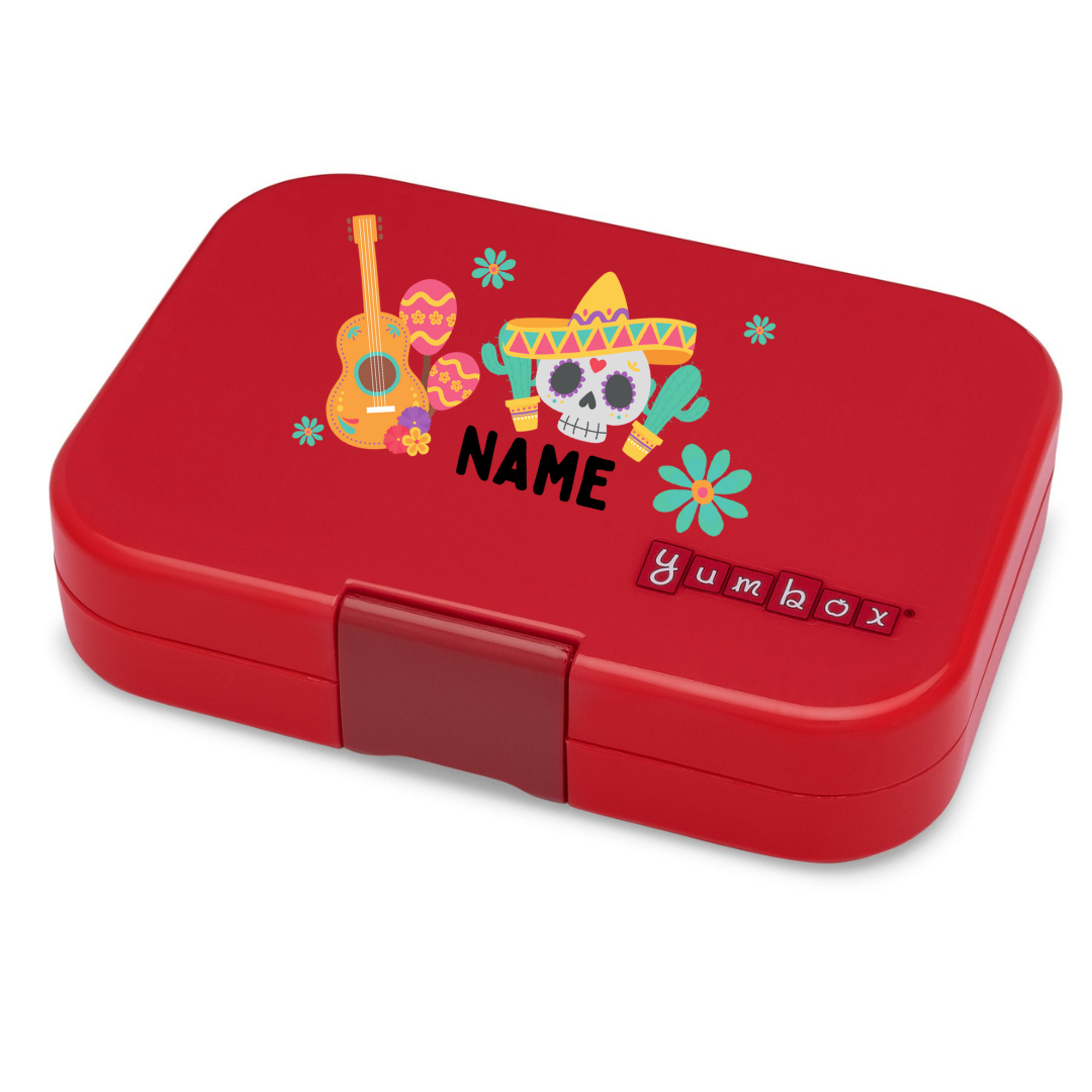 Yumbox 6 Section Original- Wow Red Funny Monsters