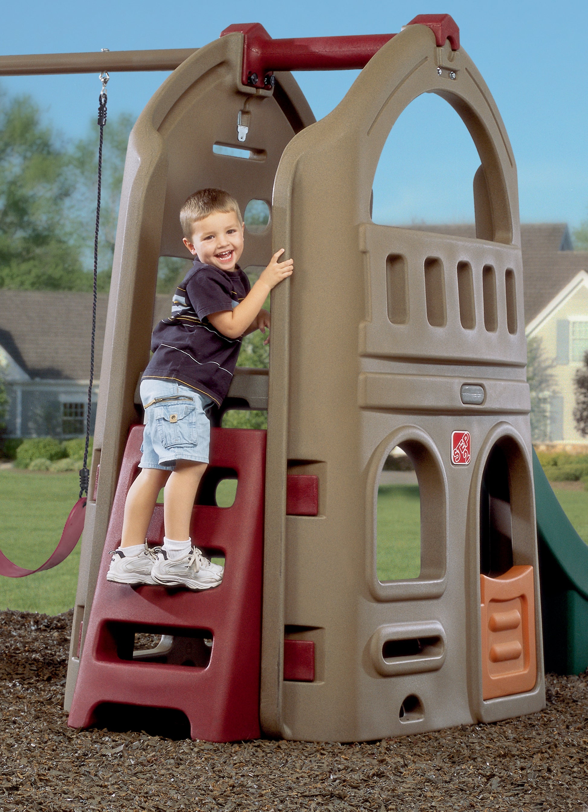 Playset Step2 Clubhouse Climber Stores Step2 Naturally Playful