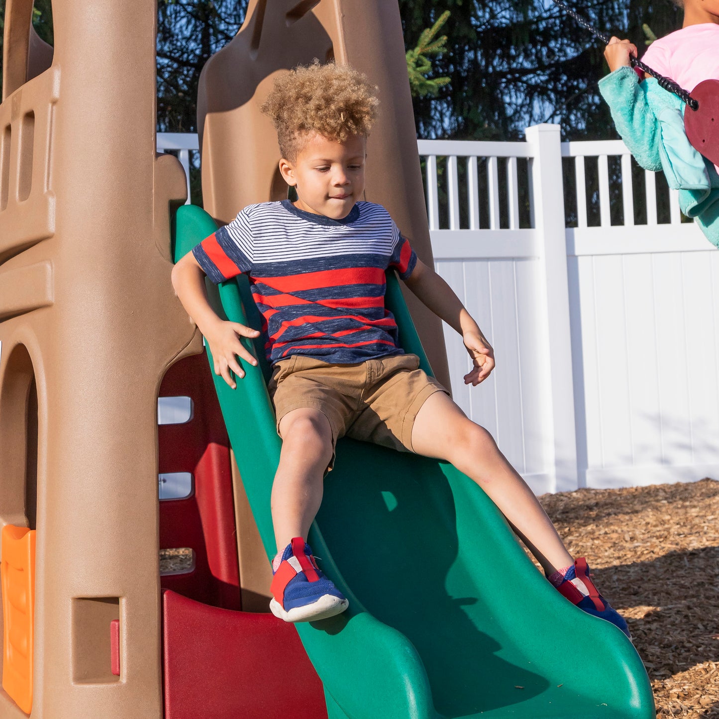 Step2 Naturally Playful Playhouse Climber & Swing Extension