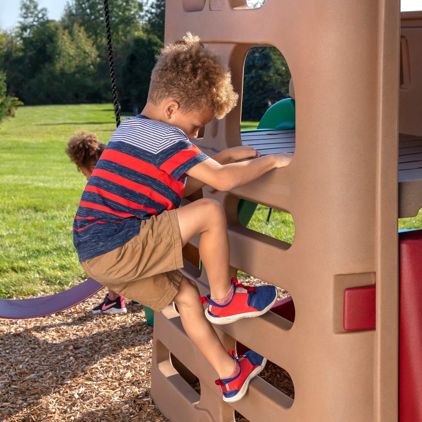 Step2 Naturally Playful Playhouse Climber & Swing Extension