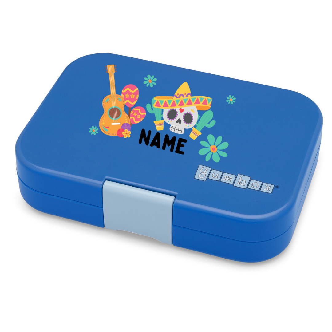 Yumbox 6 Section Original- True Blue Funny Monsters