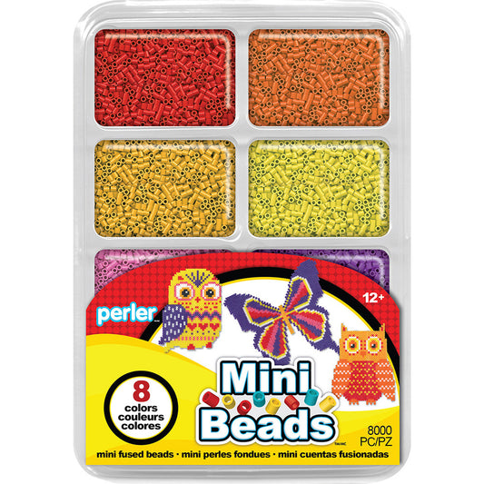Perler MINI Beads Tray - Warm Colours