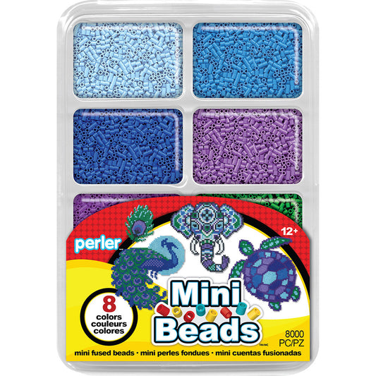 Perler MINI Beads Tray - Cool Colours