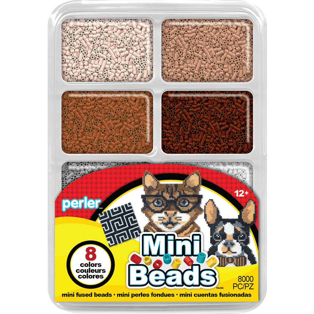 Perler MINI Beads Tray - Neutral Colours