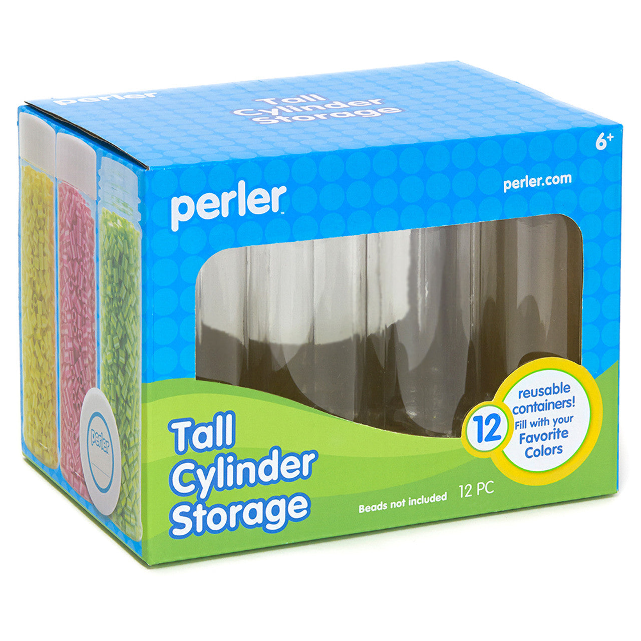 Tall Cylinder Bead Storage Set