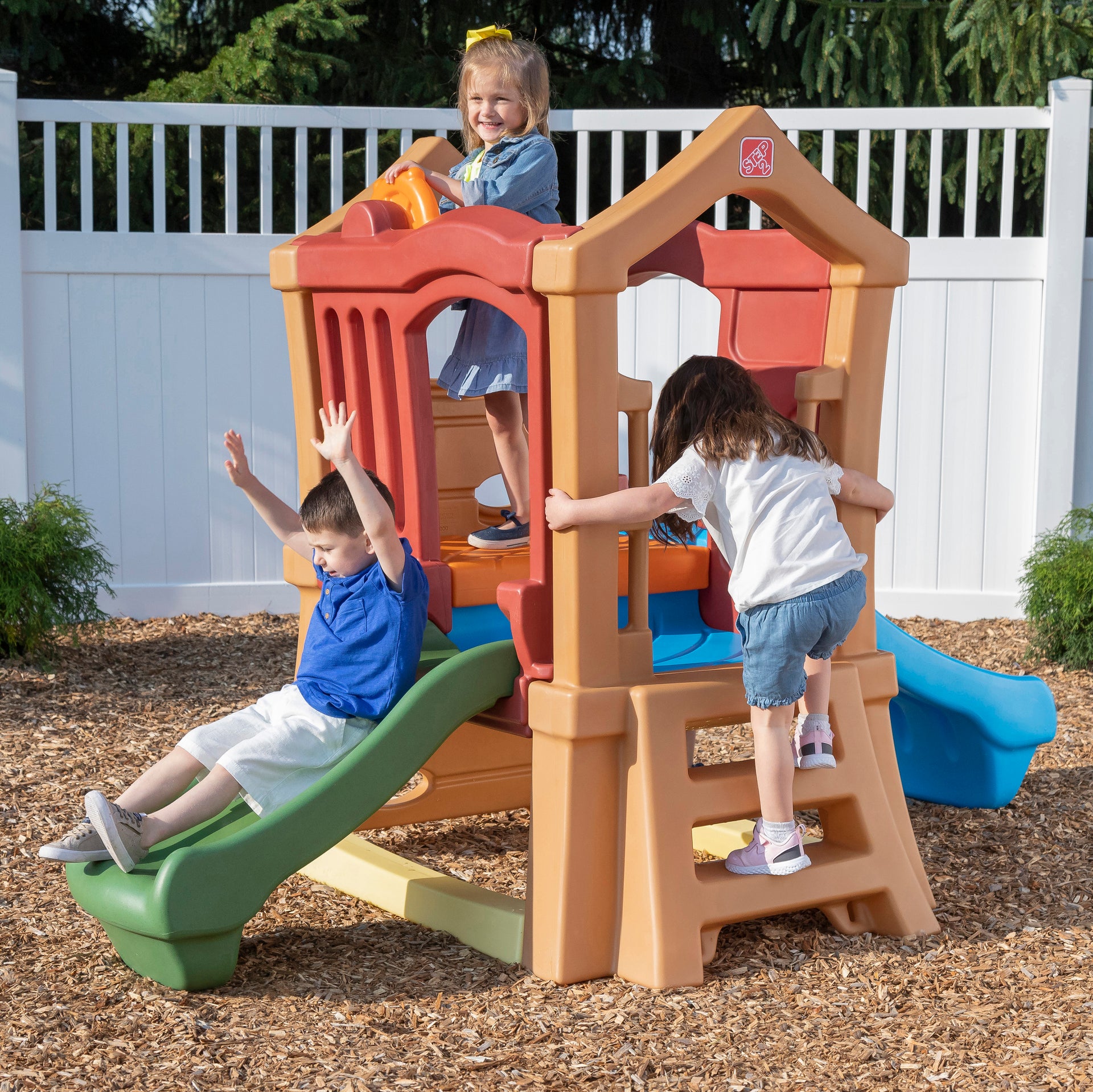 Step2 Play Up Double Slide Climber – Bombay Kids Company