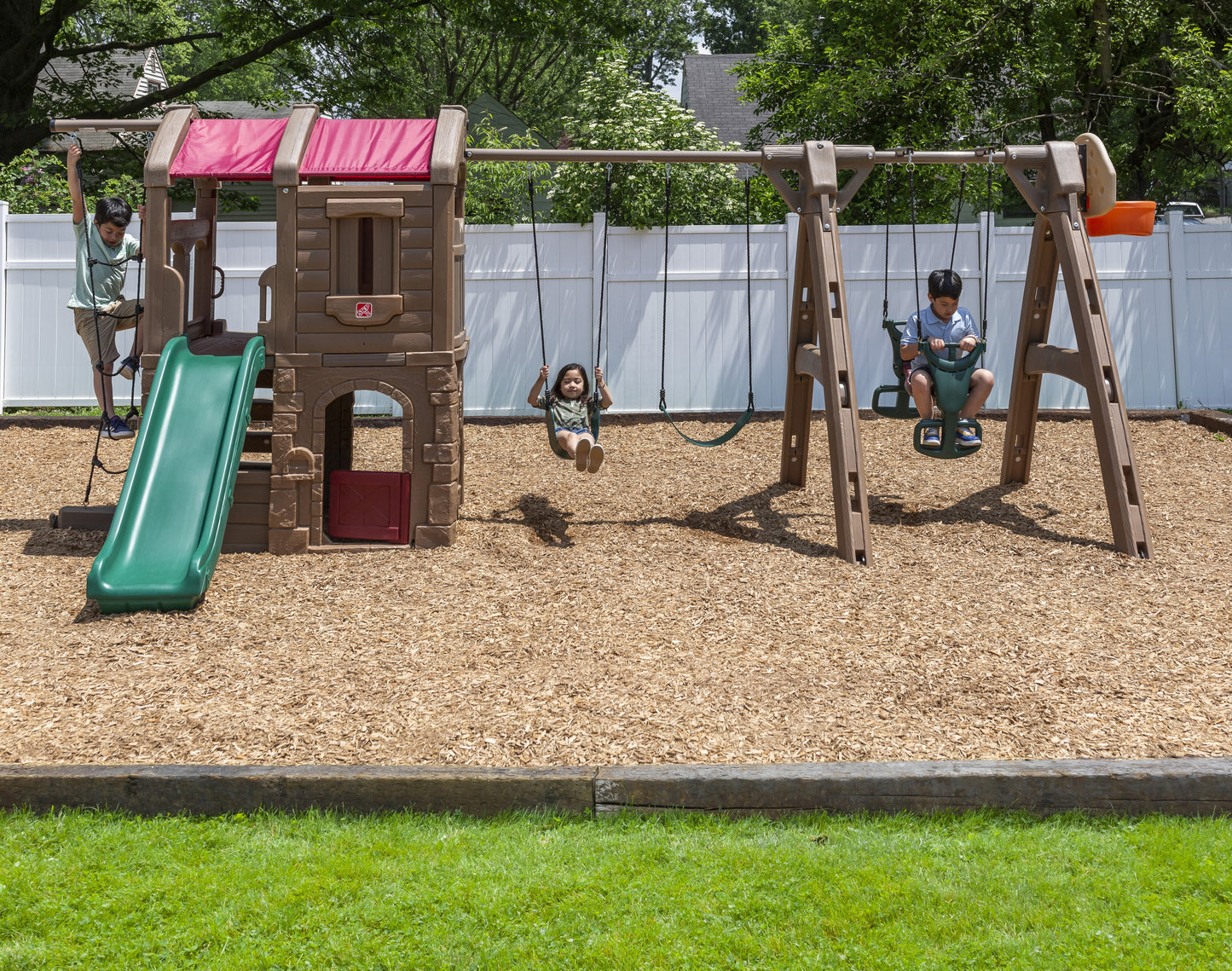 Step2 Naturally Playful Adventure Lodge Play Center With Glider