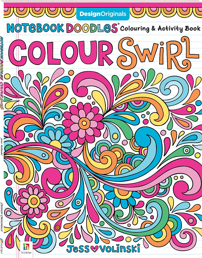 Design Originals Notebook Doodles:  Colour Swirl
