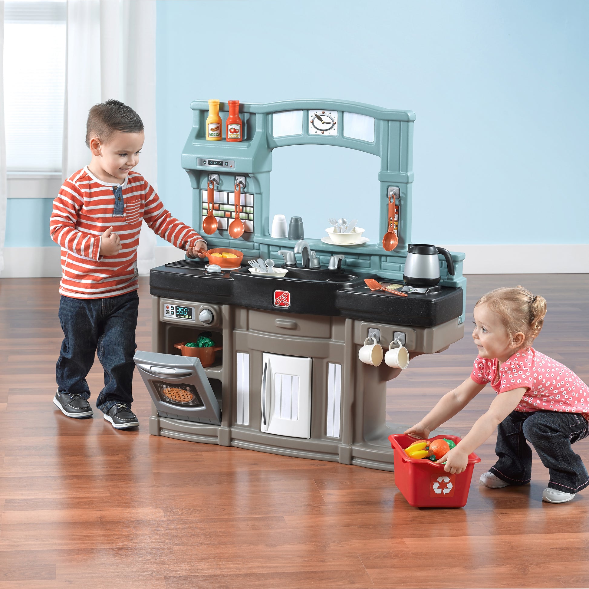 Kitchen Playset Step Kids Kitchen Step2 Lifestyle Custom Kitchen –