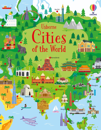 Usborne Book and Jigsaw Cities of the World