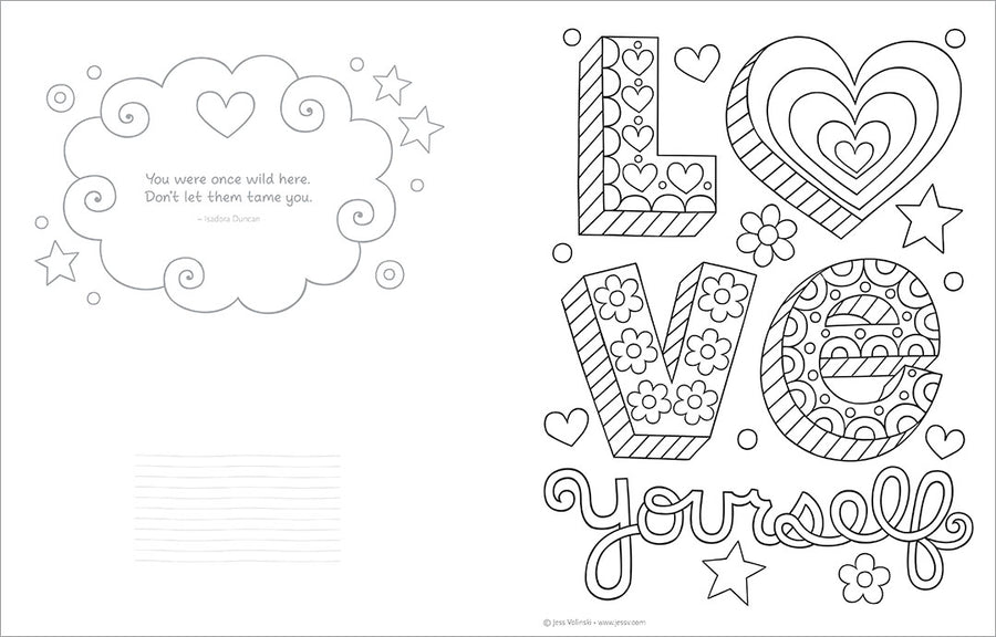 Design Originals Notebook Doodles: Girl Power