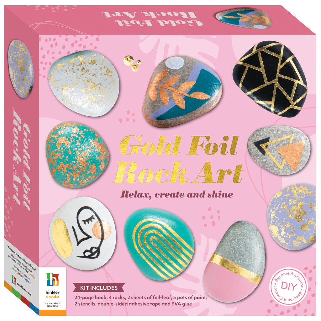 Gold Foil Rock Art