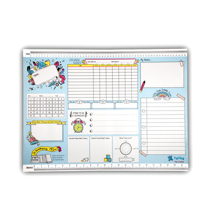 PepPlay Activity Mats - Planner Blue