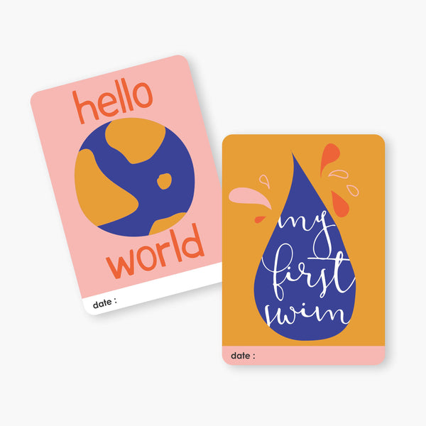 Mini Milestone Cards - 6 Options