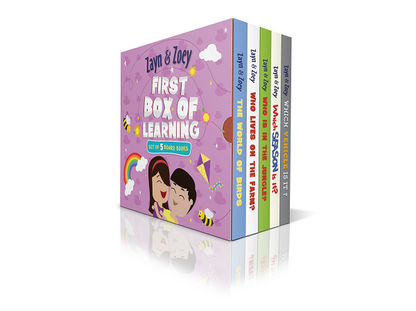 Zayn & Zoey First Box of Learning Set of 5 Board Books