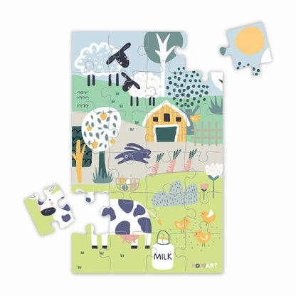 Reversible Puzzle - Farm and City