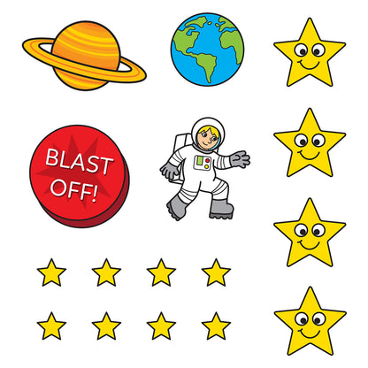 Outer Space Sticker Colouring Books (10 PACK)