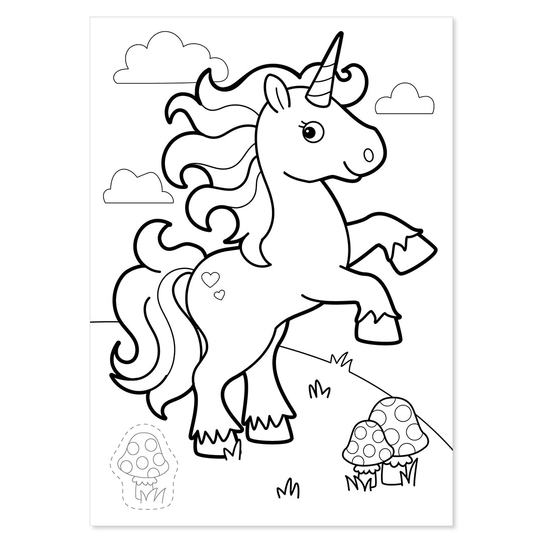 Unicorns, Mermaids and more! Sticker Colouring Books (10 PACK)