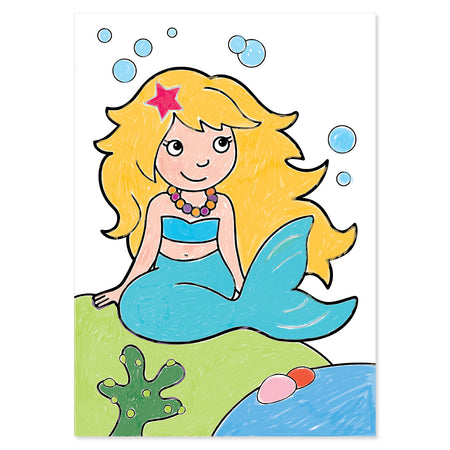 Unicorns, Mermaids and more! Sticker Colouring Books (10 PACK)