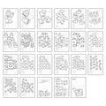 1-20 Sticker Colouring Books (10 PACK)