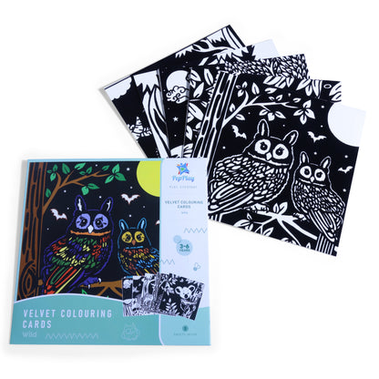 PepPlay Velvet Colouring cards - Wild