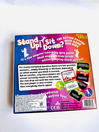 Stand Up Sit Down