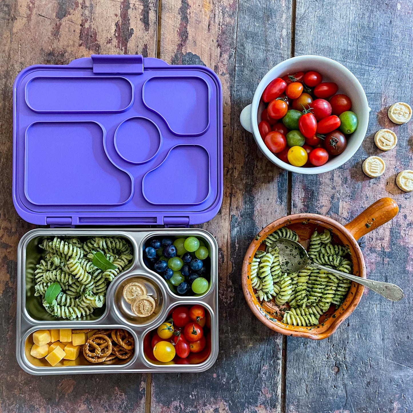 Stainless Steel Leak Proof Yumbox Presto - Remy Lavender