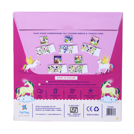 Educational Sticker Puzzle - Circus Carnival