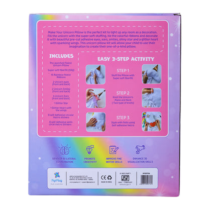 PepPlay Unicorn Pillow DIY kit Art & Craft Activity Kit for Kids