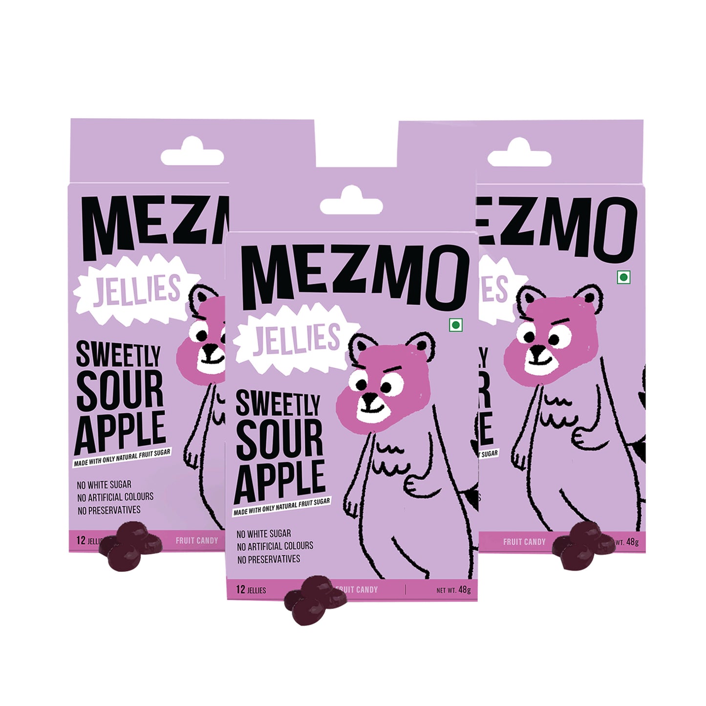 Mezmo Sweetly Sour Apple (Pack Of 3)