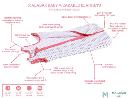 Miami Wearable Baby Sleep Bag