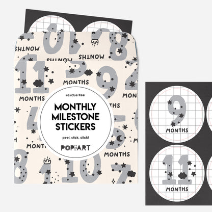 Monthly Milestone Stickers