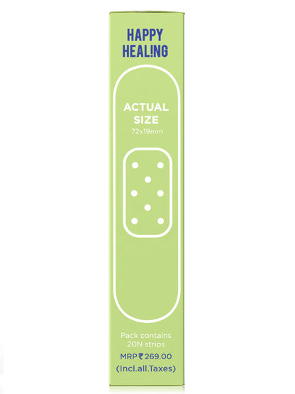 Ouchie Non-Toxic Printed Bandages (20 Pack) - Lime Green