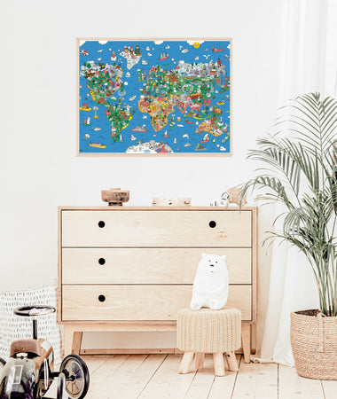 Giant Poster + Stickers - Atlas