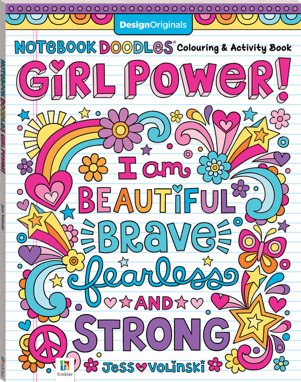 Design Originals Notebook Doodles: Girl Power