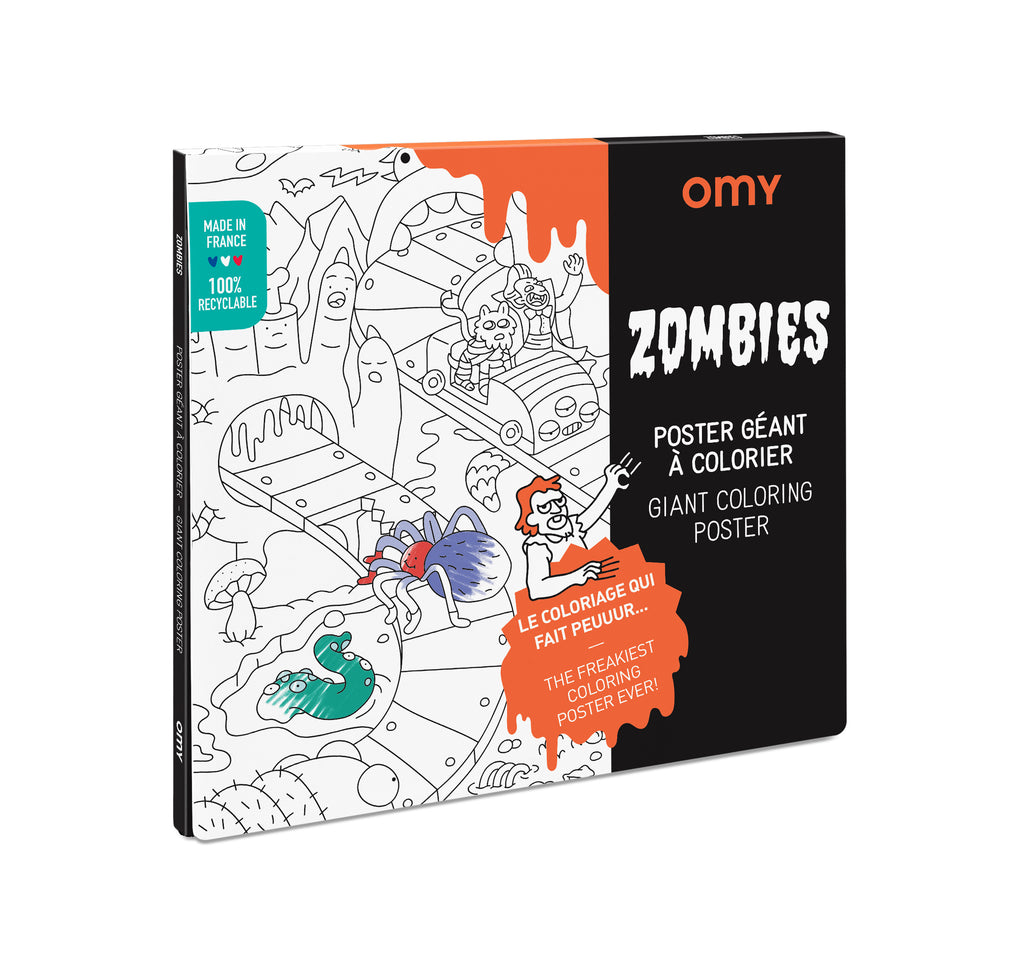 Giant Colouring Poster - Zombies