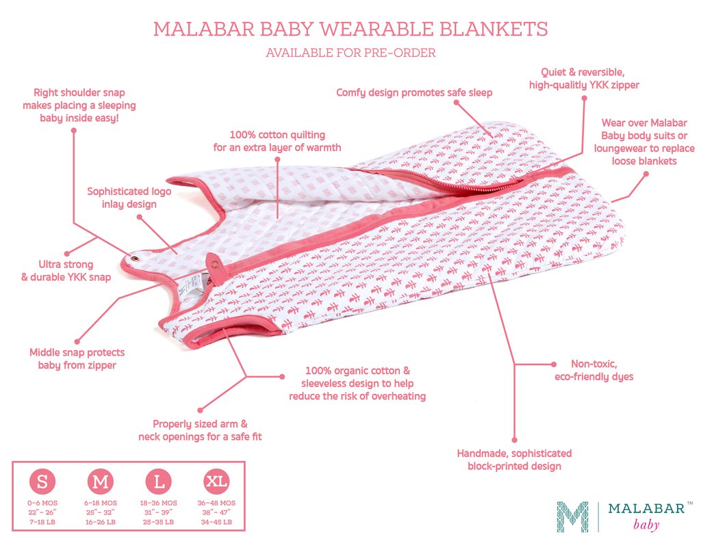 Pink City Wearable Baby Sleep Bag