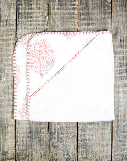 Pink City Hooded Towel