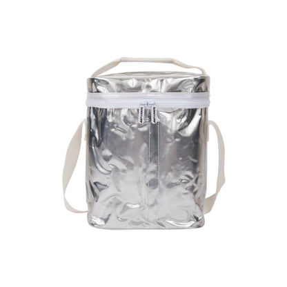 Insulated Cooler Bag Metallic - Silver