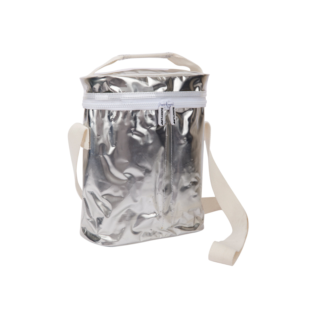 Insulated Cooler Bag Metallic - Silver