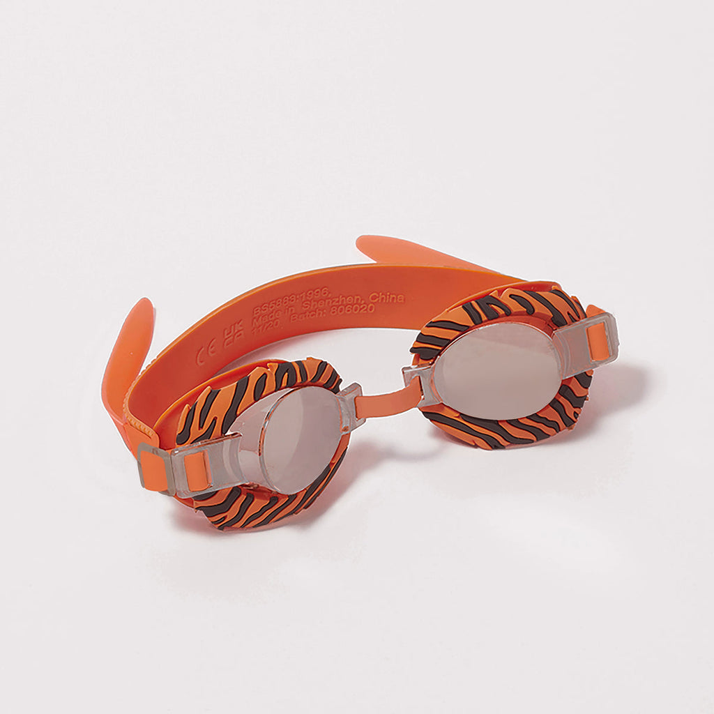 Mini Swim Goggles - Tully the Tiger