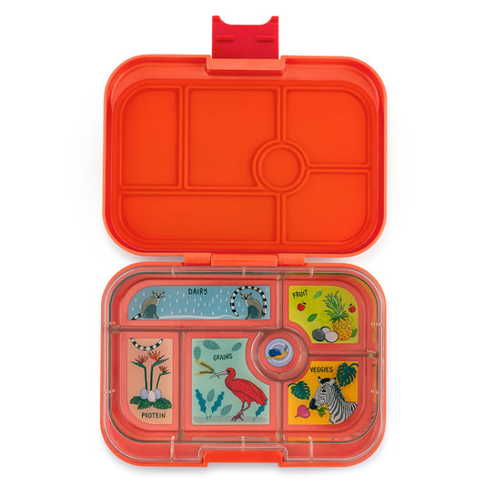 Yumbox 6 Section Original- Safari Orange Jungle