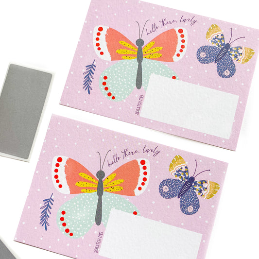 Scratch Off Notes - Butterfly