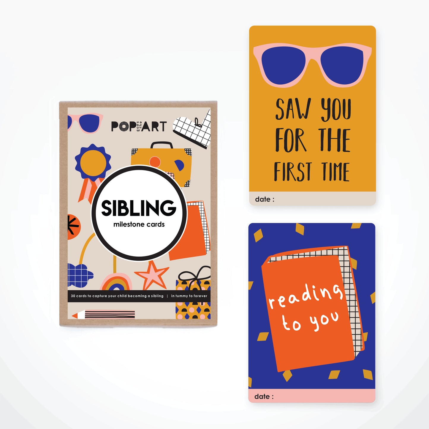 Sibling Milestone Cards