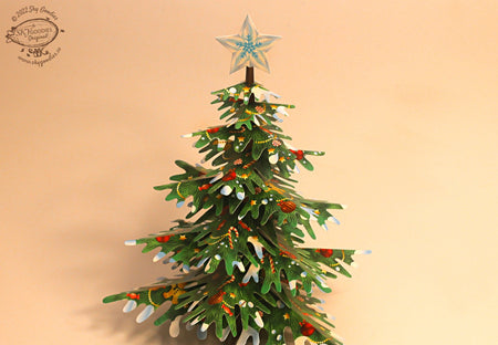 2-in-1 Christmas Tree: DIY Paper Craft Kit