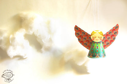 Set of 6 Paper Angels DIY Paper Craft