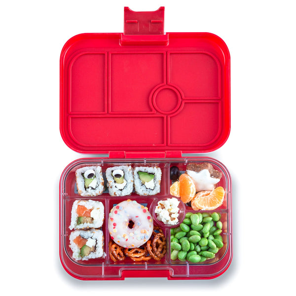 Yumbox 6 Section Original- Wow Red Funny Monsters
