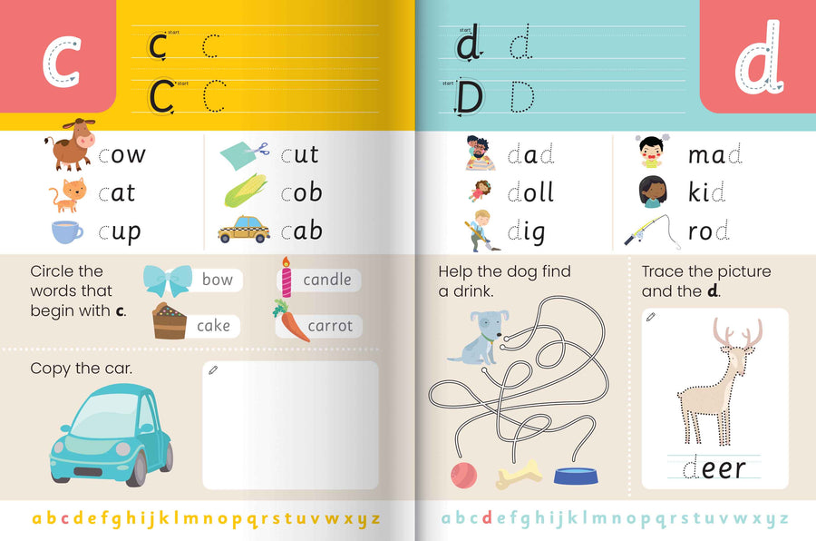 Junior Explorers Write and Wipe: Alphabet Book