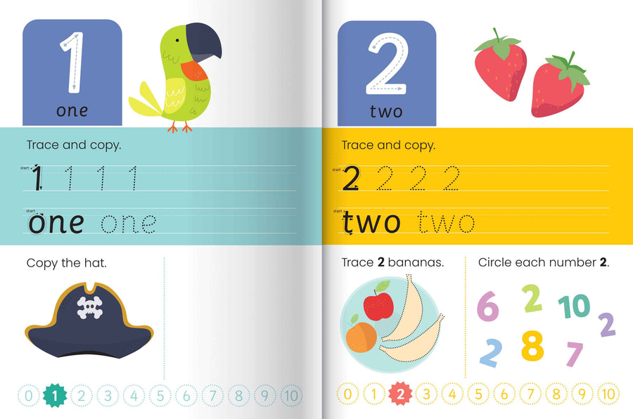 Junior Explorers Write and Wipe: Counting Book
