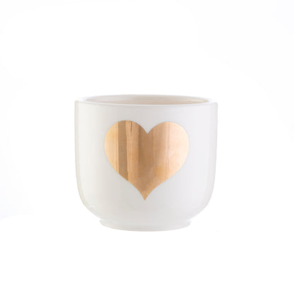 Mini Gold Heart Planter